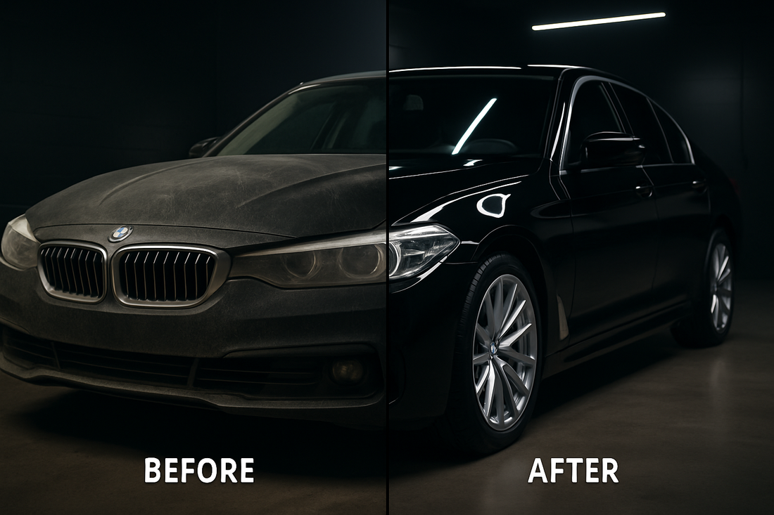 Luxury Car Detailing: Stunning Before and After Transformations